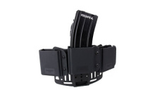 Revolution Triple Vertical Magazine Pouch, Fits AR-15 Magazines, Right Hand, Black, Thigh Rig AMMX0074AR15THTRMVBLKRH