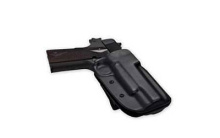 Outside the Waistband Holster, Fits 1911 with 4.25" Barrel, Right Hand, Black, with Adjustable Sting Ray Loop HOLX000881844852