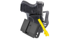 Revolution Combo Pack Belt Holster, Fits Glock 26/27/33, Includes Revolution Holster/Double Magazine Pouch/Training Barrel, Right Hand, Black HOLX0076RC2627BLKRH