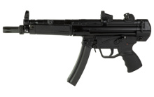 AP5, Semi-automatic, Roller-Lock Action, 9MM, 8.9" Barrel, Black, Shield SMS2 Optic & Mount, 30 Rounds, 2 Magazines HG6034V-N