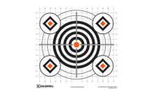 Bullseye Target, 16", Orange/Black, 10-Pack AL1175520