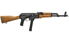 WASR-M, Semi-automatic, AK Style Rifle, 9MM, 16.25" Barrel, Black Finish, Wood Stock, 33Rd, Includes 1 Magazine RI3765-N