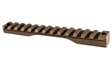 1 Piece Base, Burnt Bronze, Cerakote, 20MOA, Compatible with Remington 700 Short Action 810-00012-05