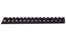 1 Piece Base, Black, Anodized, Compatible with Christensen Arms Ranger 22, 0 MOA Base 810-00039-00