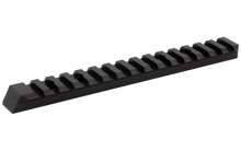 1 Piece Base, Black, Anodized, Compatible with Christensen Arms Ranger 22, 20 MOA Base 810-00039-01