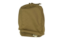 Back Pouch, 8"x4.5"x1.5", 1000 Denier Nylon Construction, Coyote Brown BP3002