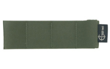 Elastic Organizer, 4-Cell, Velcro Loop Backing, Ranger Green EE4004
