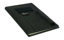 Note Keeper, Notebook Cover with Notepad, Black NB1001