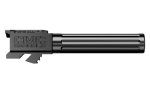 Barrel, 9MM, Black DLC Finish, Hexagonal Boron Nitride Bore & Chamber, 416R Steel, Fluted, Fits Gen3 & Gen4 Glock 19 75522
