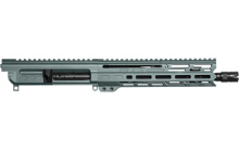 DISSENT, MK4, Complete Upper Receiver, 5.56NATO, 10.5" Threaded Barrel, 1/2x28, CMMG Zeroed Linear Compensator, Cerakote Finish, Charcoal Green, M-LOK Free Float Handguard, Fits AR-15 Lower Receiver, Includes 1913 Picatinny Rail End Plate 55B8D86-CG