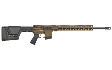 Endeavor 300, Semi-automatic, AR, 6MM ARC, 20" Barrel, Threaded 5/8-24, SV Brake, Midnight Bronze Color, Cerakote Finish, RML15 Handguard with M-LOK, Magpul MOE Pistol Grip, Magpul PRS Stock, Geissele SSA Trigger, 10Rd, 1 Magazine 60A86D7-MB
