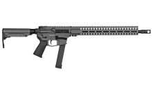 Resolute 300, Semi-automatic, 9MM, 16.1" Barrel, 1:10 Twist, Sniper Grey Cerakote Finish, Magpul MOE Grip, CMMG RipStock, 33Rd Glock Magazine, CMMG M-LOK RML15 Handguard, CMMG SV Muzzle Brake, Geissele SSA Trigger 99AE65A-SG