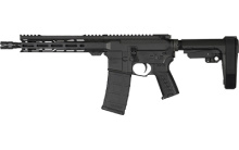 Banshee MK4, Semi-automatic Pistol, AR, 556NATO, 10.5" Threaded Barrel, 1/2x24, CMMG Zeroed Linear Compensator, Cerakote Finish, Armor Black, 9.6" M-LOK Handguard, CMMG Zeroed Polymer Grip, Pistol Tube, Manual Safety, 30 Rounds, 1 Magazine PE-55A8DC0-AB