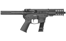 Banshee 300, MK17, Semi-automatic, 9mm, AR, 5" Barrel, Threaded 1/2x28, Thread Protector, Graphite Black Cerakote Finish, Magpul MOE Pistol Grip, Pistol Tube, RML4 M-Lok Handguard, 21Rd PT-92A17DA-GB