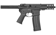 Banshee 300, Mk4, Semi-automatic, 9mm, AR, 5" Barrel, Threaded 1/2x28, Thread Protector, Graphite Black Cerakote Finish, Magpul MOE Pistol Grip, Pistol Tube, RML4 M-Lok Handguard, 30Rd PT-94A179C-GB