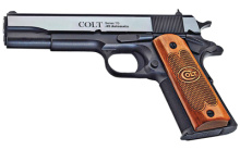 Colt's Manufacturing, USA 1911 Classic, TALO, Semi-automatic, 1911, 45ACP, 5" National Match Barrel with Precision Recessed Crown, Wood Grips, Chamfered Slide Edges and Dust Cover, Royal Blue Polished Slide Flats, Series 70 Firing System, Custom Roll-Mar