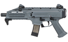 CZ Scorpion EVO 3 S1, Pistol, 9MM, 7.7" Barrel, Polymer Frame, Gray Finish, Adjustable Sights, Ambidextrous Safety, 10Rd 01356