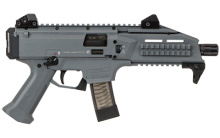 CZ Scorpion EVO 3 S1, Pistol, 9MM, 7.7" Barrel, Polymer Frame, Gray Finish, Adjustable Sights, Ambidextrous Safety, 10Rd 01356