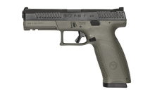P-10 F, Striker Fired, Semi-automatic, Polymer Frame Pistol, Full Size, 9MM, 4.5" Barrel, Nitride Slide Finish, OD Green, 3 Interchangeable Backstraps, Fixed Sights, Integrated Trigger Safety, 10 Rounds, Reversible Magazine Catch 81545