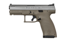 P-10 Compact, Striker Fired, 9MM, 4" Barrel, Polymer Frame, Flat Dark Earth & White Nitride Finish, 15Rd, Night Sights 91528