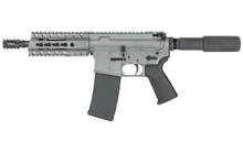 DB15PTG7, Semi-automatic Pistol, 223 Rem/556NATO, 7.5" Barrel, 1:9 Twist, Aluminum Frame, Tactical Gray Finish, Standard A2 Pistol Grip, 30Rd, Diamondback Aluminum Modified Four Rail Handguard DB15PTG7