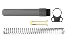 DSC Pistol Tube Assembly, Ambidextrous Endplate, Buffer, and Spring, Stainless AR400