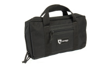 Single Pistol Case, Black, 600D Polyester, 12" x 8" 12-316BL