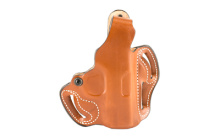 Thumb Break Scabbard Belt Holster, Fits M&P45 Shield, Right Hand, Tan Leather 001TA5EZ0