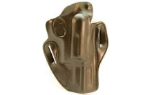 Speed Scabbard Belt Holster, Fits .38 Special Bodyguard With Laser, Right Hand, Black Leather 002BAU8Z0