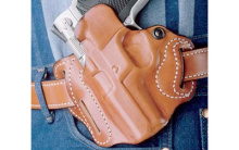 Speed Scabbard Belt Holster, Fits Taurus Judge 2 1/2" & 3" 3", Left Hand, Black Leather 002BBP5Z0
