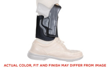 014, Die Hard, Ankle Holster, Fits KIMBER K6S 2", Left Hand, Black Leather 014PD6DZ0