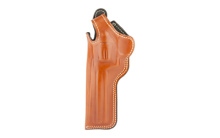 016, Dual Angle Hunter, Belt Holster, Fits Colt Python, Left Hand, Tan Leather 016TD36Z0