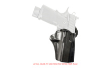 Mini Scabbard, Belt Holster, Fits Springfield Prodigy 4.25", Leather, Right Hand, Black 019BA7WZ0