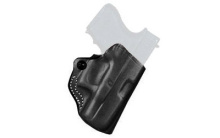 Mini Scabbard Belt Holster, Fits Taurus 709 Slim, Right Hand, Black Leather 019BAP8Z0