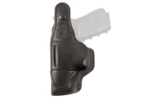 Dual Carry II Holster, Fits J-Frame 2.25", Bodyguard .38, Ruger LCR, Right Hand, Black Leather 033BA02Z0