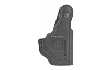 033, Dual Carry II, Inside the Pants Holster, Fits Glock 42/43/43X, Left Hand, Black Leather 033BB8BZ0