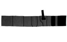 Belly Band Holster, Fits Most Small Frame Autos, 2XL, Black 060BJG5Z0
