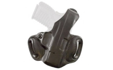Thumb Break Mini Slide Belt Holster, Fits Sig P290, Right Hand, Leather Material, Black Finish 085BAX2Z0