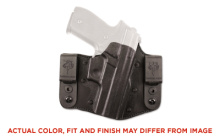 105, The Intruder, Belt Holster, Fits SIG SAUER P365, Left Hand, Black Leather 105KB8JZ0