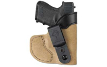 Pocket-Tuk Pocket Holster, Fits Glock 26/27, Ruger LC9, Right Hand, Tan Leather 111NAU4Z0