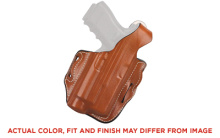 117, TAC-LITE, Belt Holster, Fits Glock 19/23/32 w/ X300, Viridian X5L, XTL and Fact Camera, Right Hand, Tan Leather 117TA0GZ0