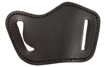 Simple Slide Belt Holster, Fits Medium/Large Autos and Revolvers, Right Hand, Leather Material, Black Finish 119BAG2Z0