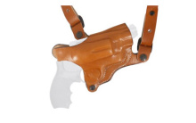New York Undercover Shoulder Holster, Fits S&W Governor, Right Hand, Black 11DTAV1P0