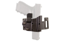 Quick Safe Belt Holster, Fits Glock 17/19/22/23/26/27/31/32/33/36, Ambidextrous, Black Finish 122KJB2Z0
