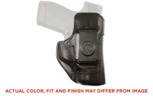 127, Inside Heat, Inside Waistband Holster, Fits Mossberg MC1SC and Naroh Arms N1, Right Hand, Black Leather 127BA0JZ0