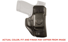 127, Inside Heat, Inside the Pants Holster, Fits Walther PPK/S, Right Hand, Black Leather 127BA74Z0