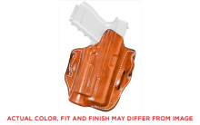 132, Speed-Lite, Belt Holster, Right Hand, Black Leather, Fits Glock 19, 23 w/ TLR-7/8 132BA5KZ0
