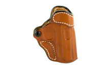 155 Criss-Cross, Belt Holster, Right Hand, Tan Leather, Fits Sig P938, Kimber Micro 9mm 155TA37Z0