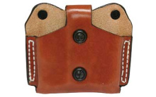 Double Magazine Pouch, Single Stack 380, Ambidextrous, Tan Leather A01TJBBZ0