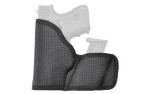 Cargo Nemesis Pocket Holster, Fits Glock 26/27, S&W M&Pc, Keltec P11, Spr EMP, Walther PPS/PK380, Tau 709, S&W Shield, Ambidextrous, Black Leather M52BJE1Z0